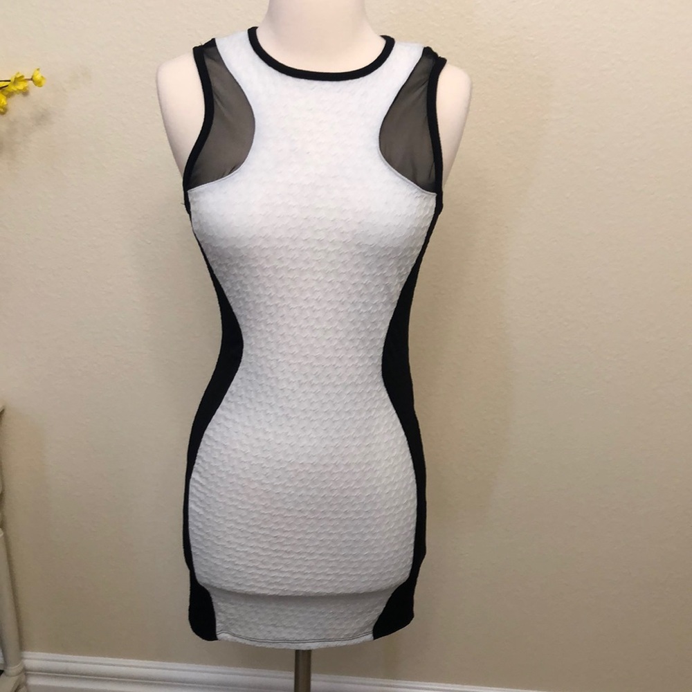 Att.B Black and White Dress